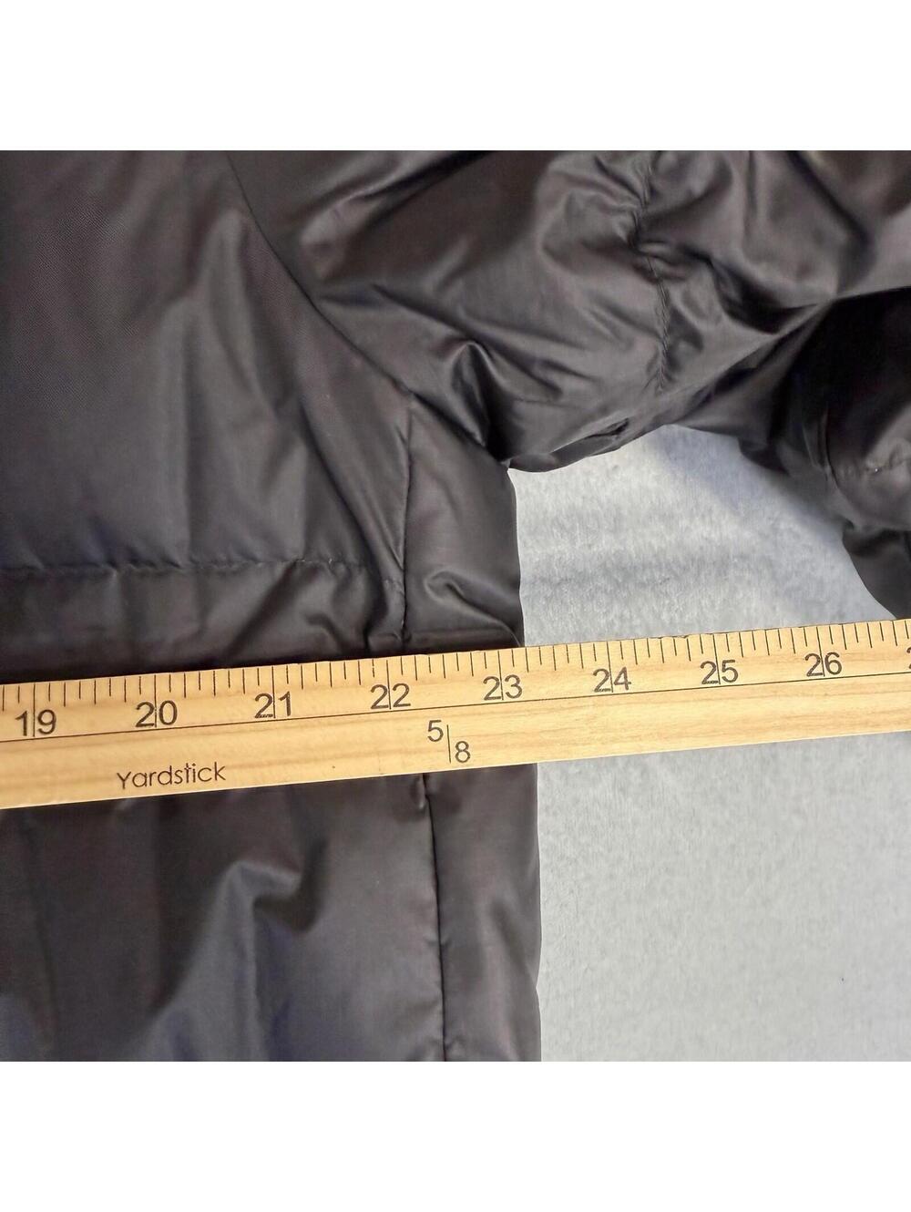 The North Face Nordic Puffer Down Jacket Mens Large Black Coat NF0A5ITG - Picture 6 of 9